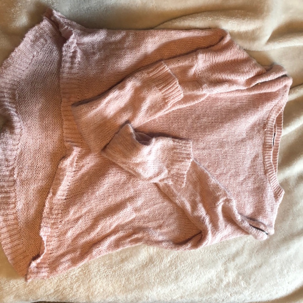 Small pink express sweater